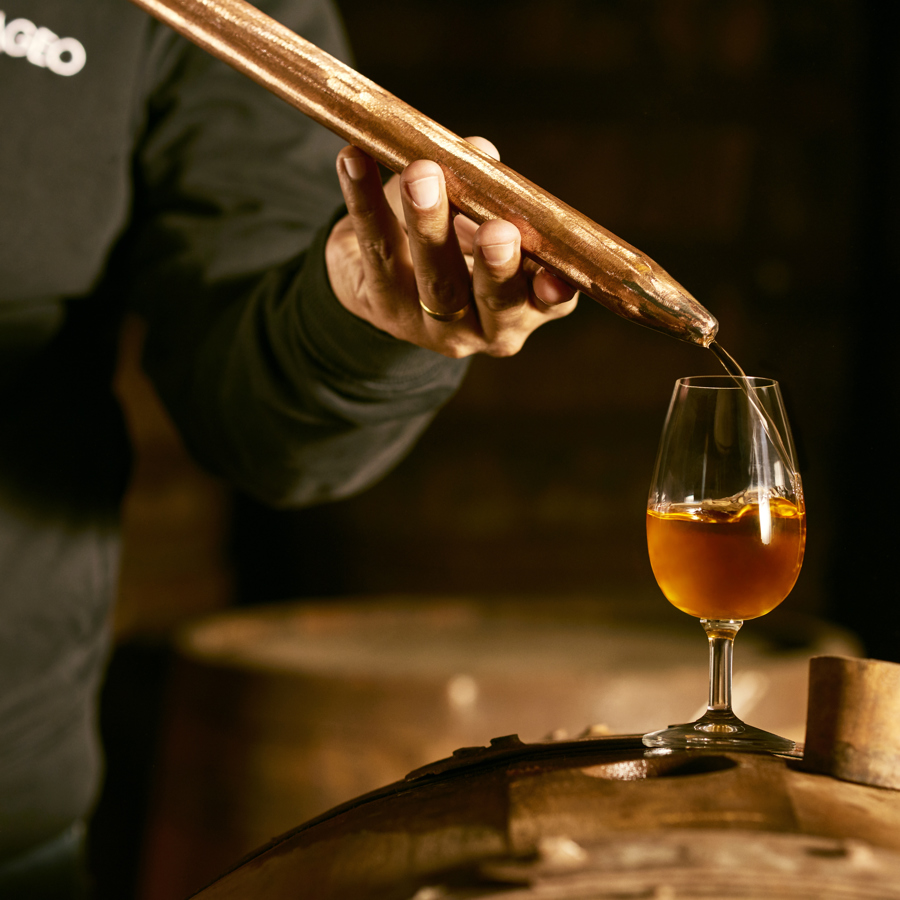 A sample drawn from the cask at Godawan distillery