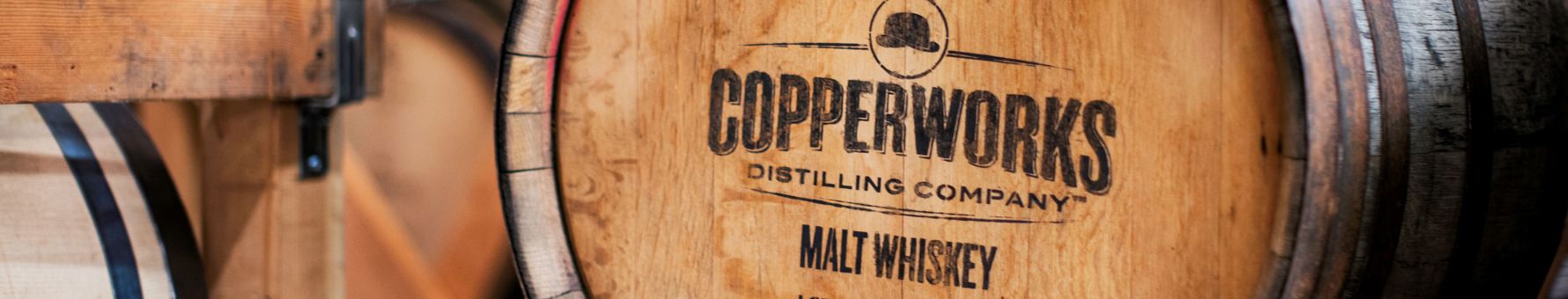 A barrel of malt whiskey ageing at the Copperworks distillery in Seattle