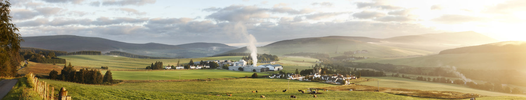 The exterior of The Glenlivet distillery