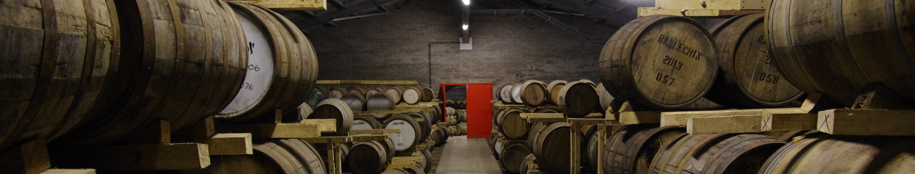 Casks in traditional dunnage warehouses of Signatory Vintage 