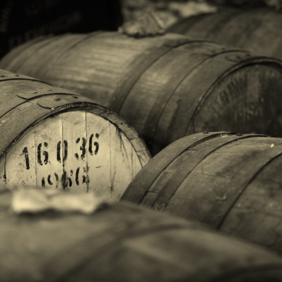 Casks used for Johnnie Walker's blends