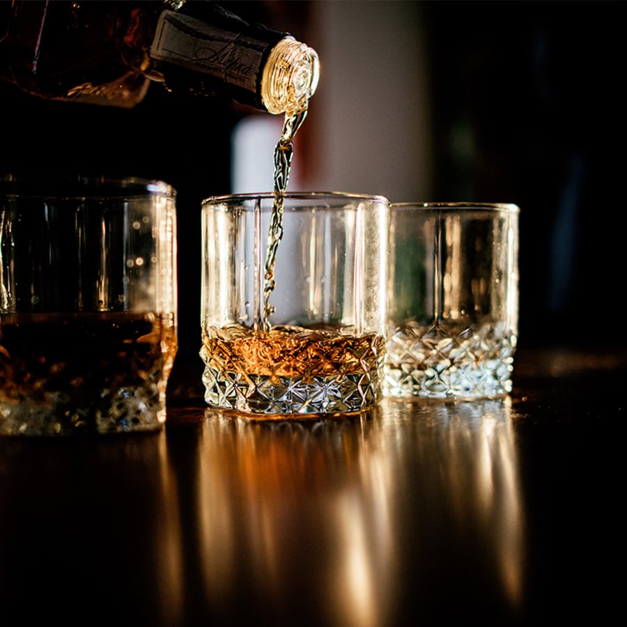 A pour of Scotch