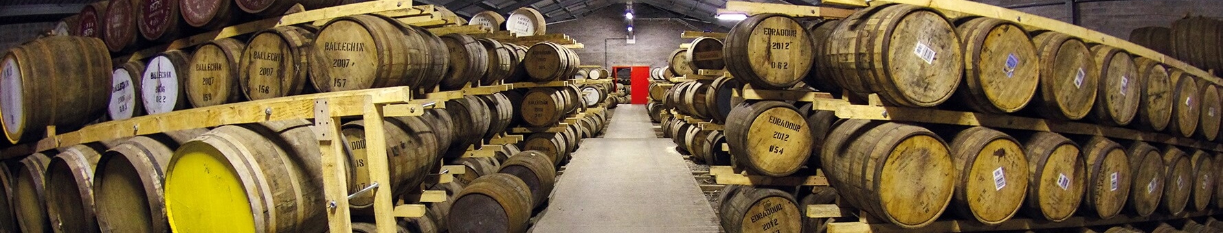 Signatory Vintage's warehouses at Edradour
