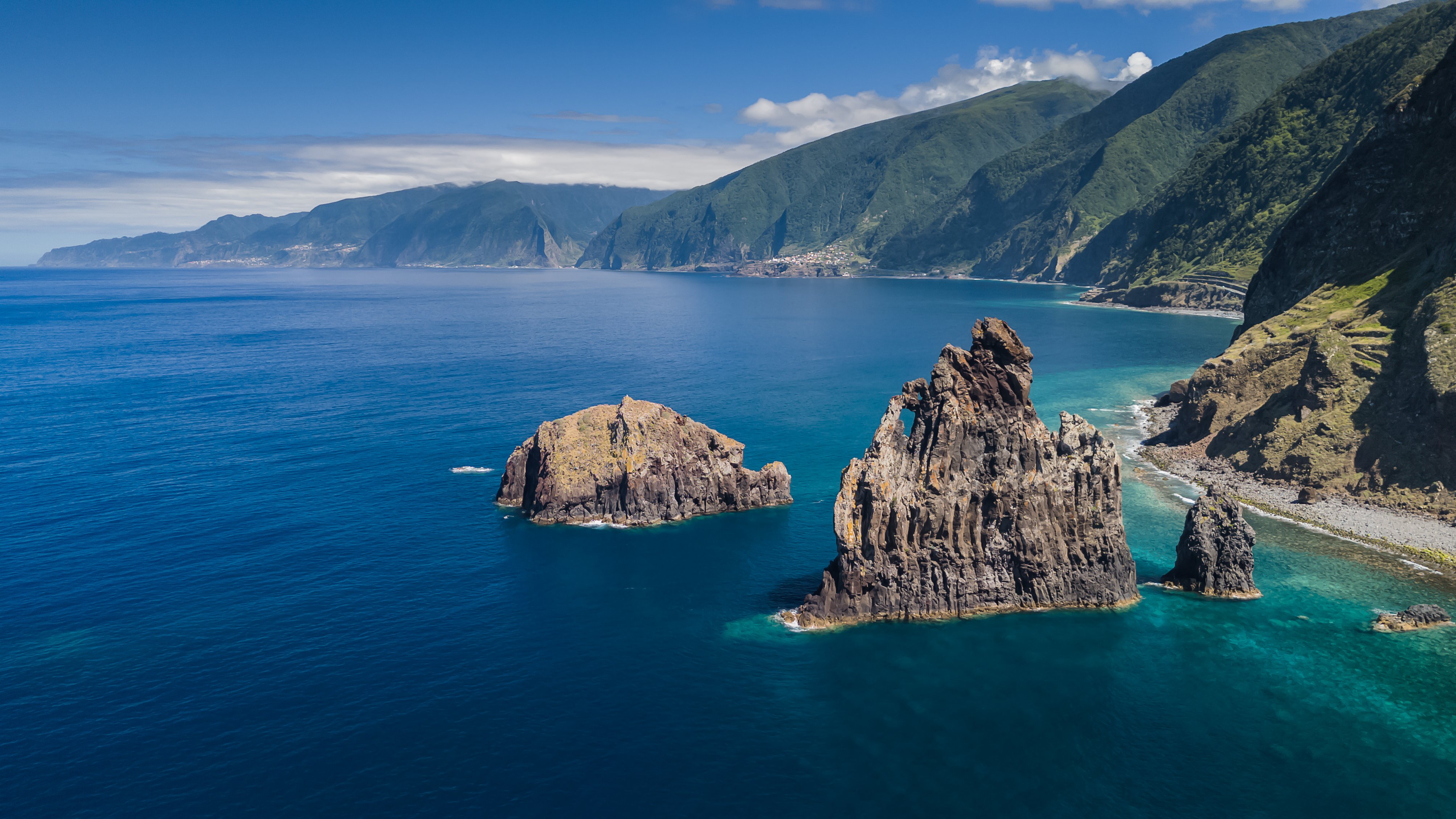 Rocky outcrop in Madeira