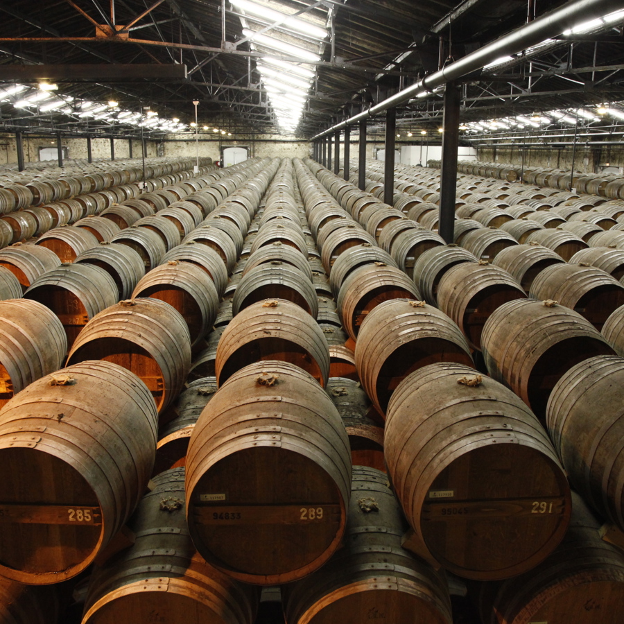 An ageing warehouse at Rémy Martin
