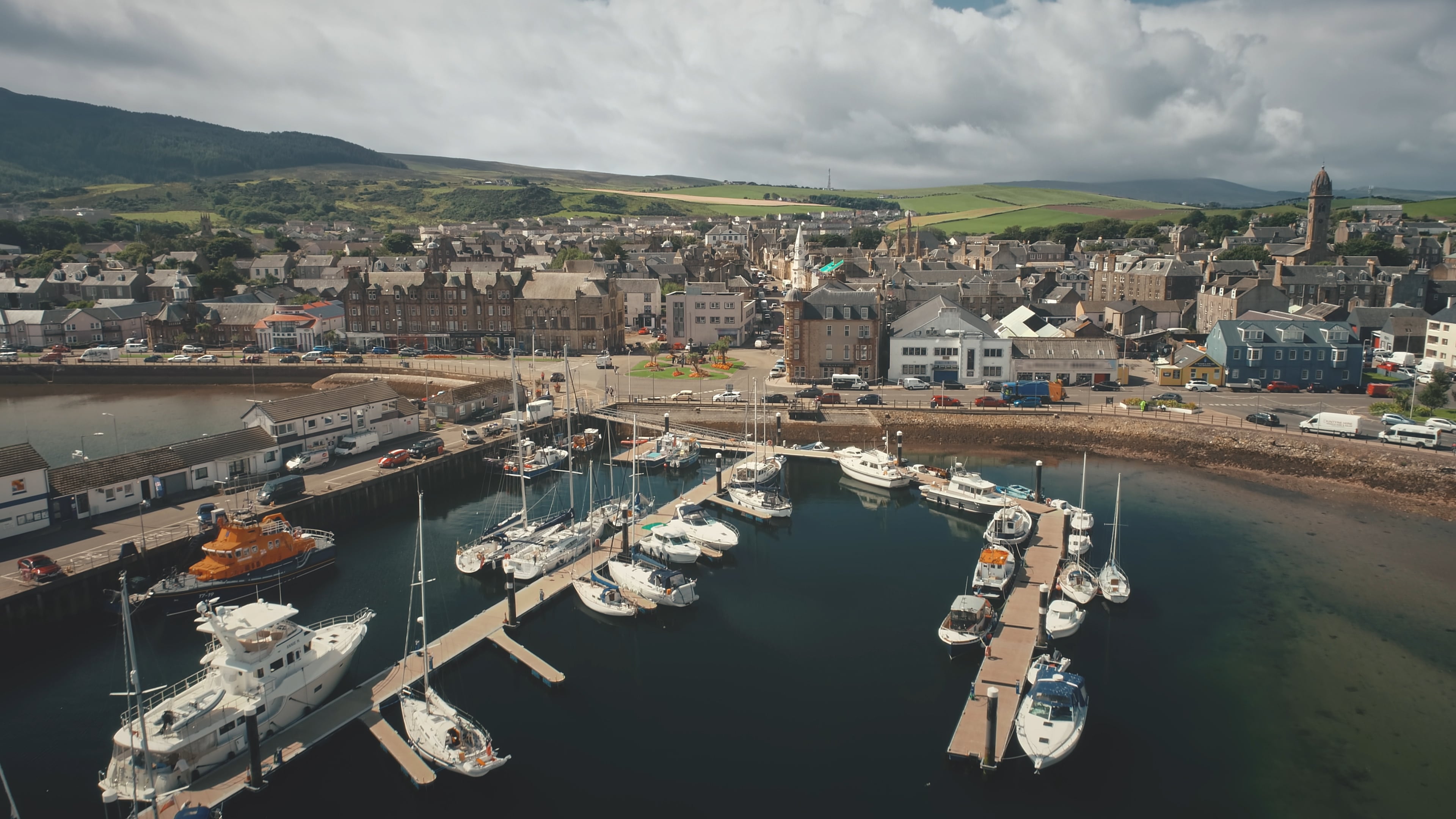 The harbour in Campbeltown