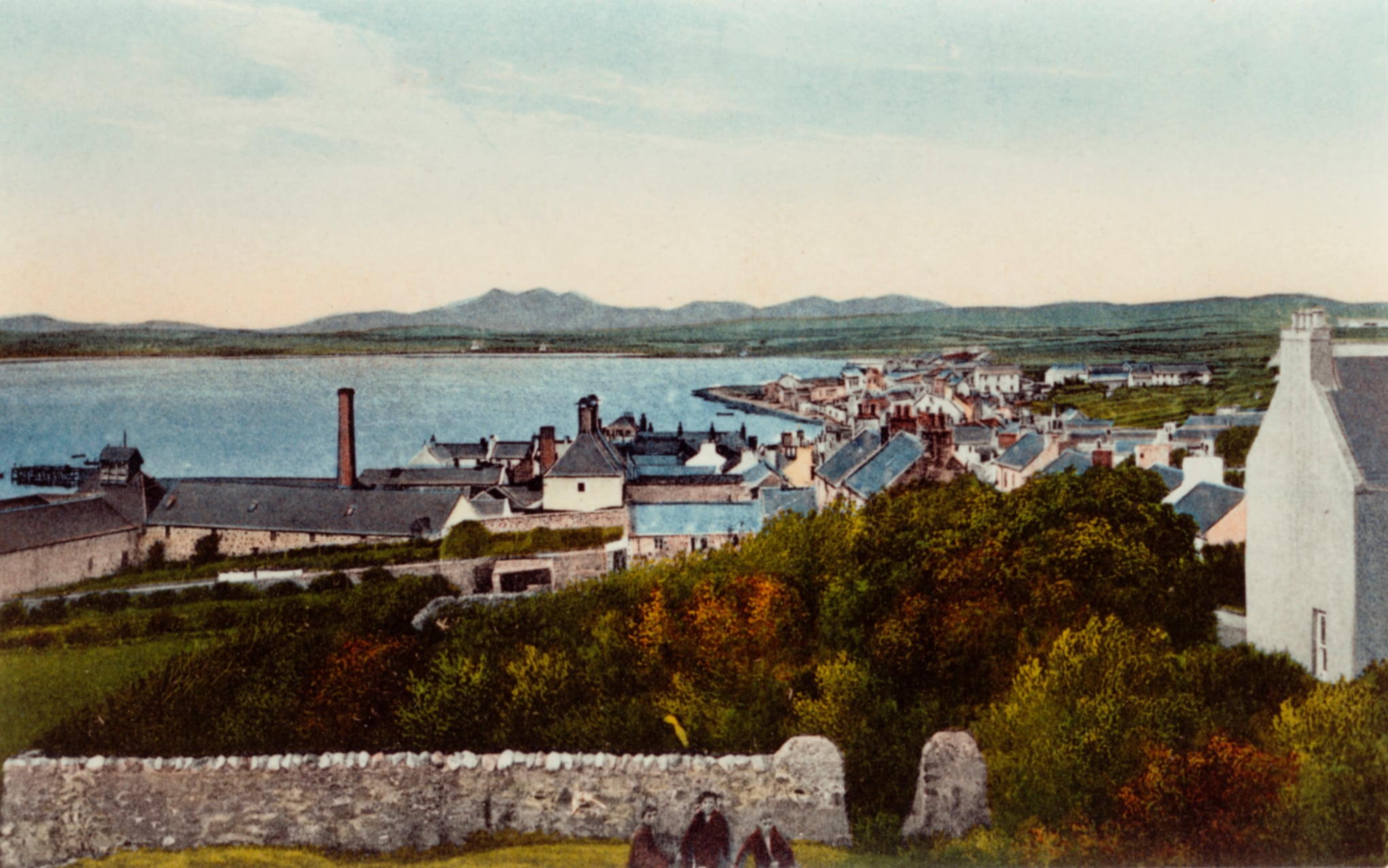 Bowmore distillery in the early 1900s