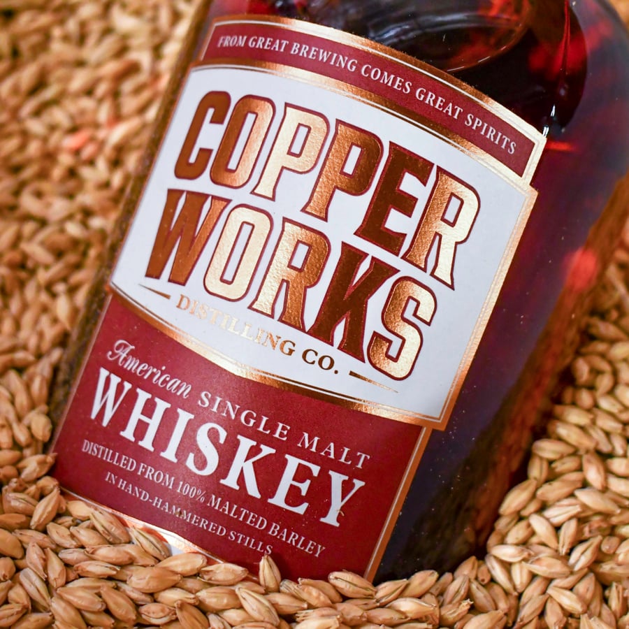 Copperworks American single malt was named The Whisky Exchange's Whisky of the Year for 2025