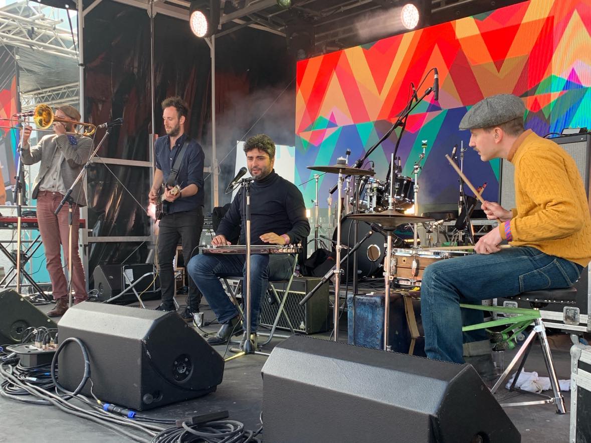 Felipe Schrieberg and Paul Archibald's band