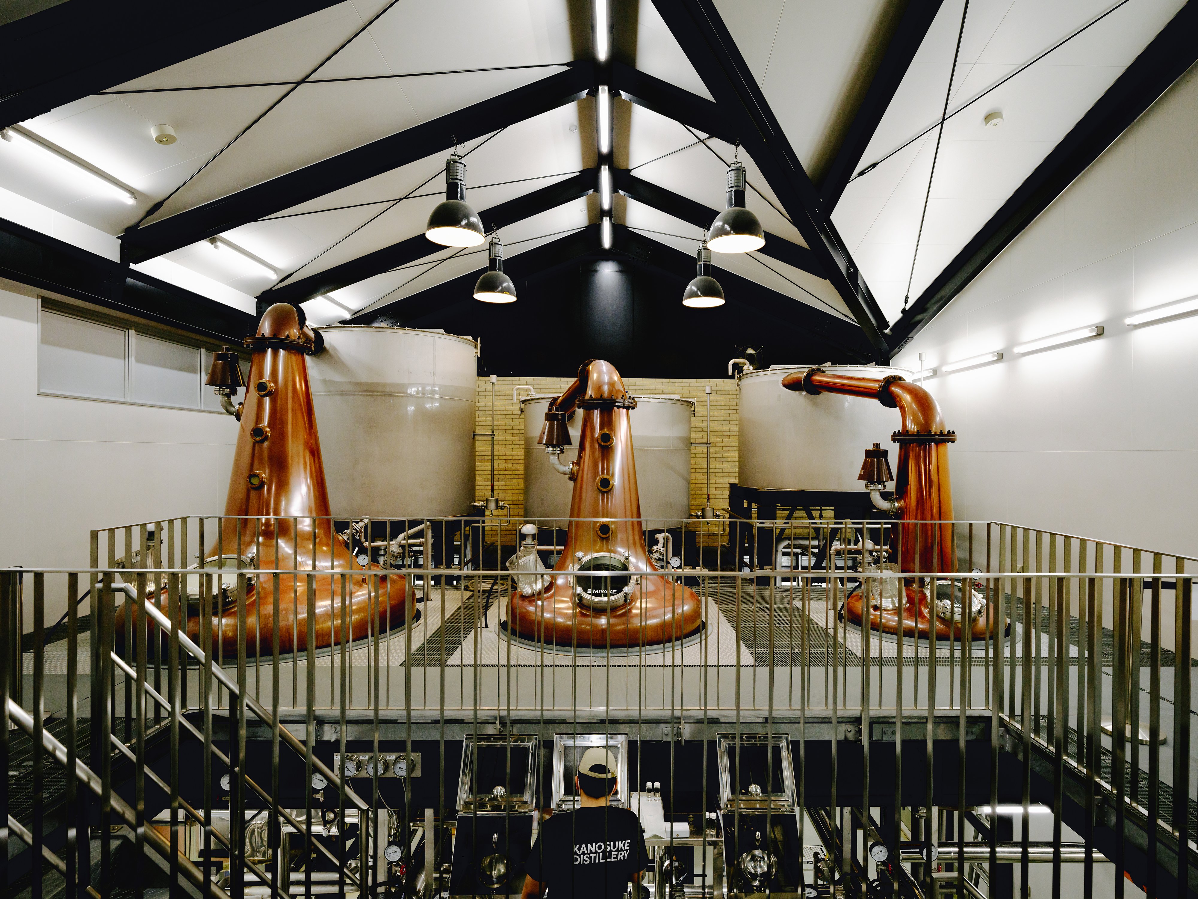 Stills at Kanosuke distillery